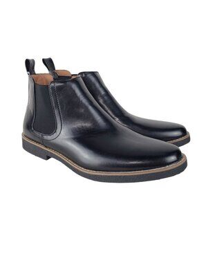 Deer Stags Rockland Chelsea Boots NEW Black Pull On Memory Foam Mens 13M
